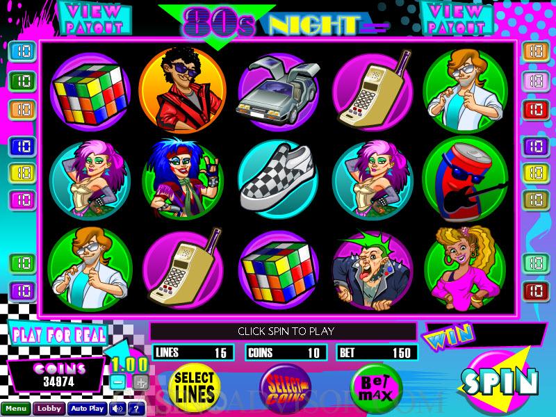 Super Eighties - video slot fra 1980 Super Eighties - video slot fra 1980