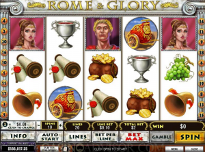Ladbrokes Casino add High Variance Slot Rome and Glory