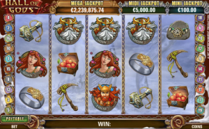 NetEnt’s Hall of Gods Could Net You Millionaire Status