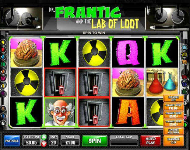 Dr Frantic And The Lab Of Loot