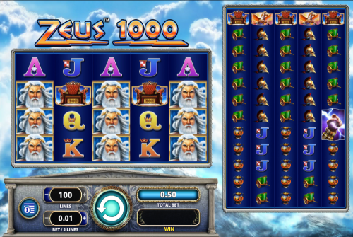 Zeus 1000 Slot - Play Zeus 1000 By WMS Gaming
