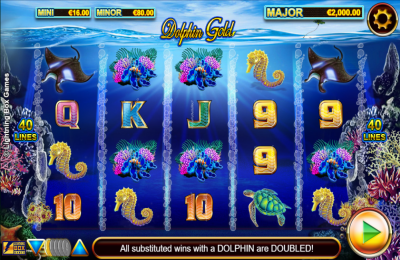 Stellar Jackpots With Dolphin Gold