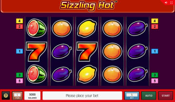 Play Sizzling Hot
