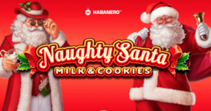 Naughty Santa Milk And Cookies