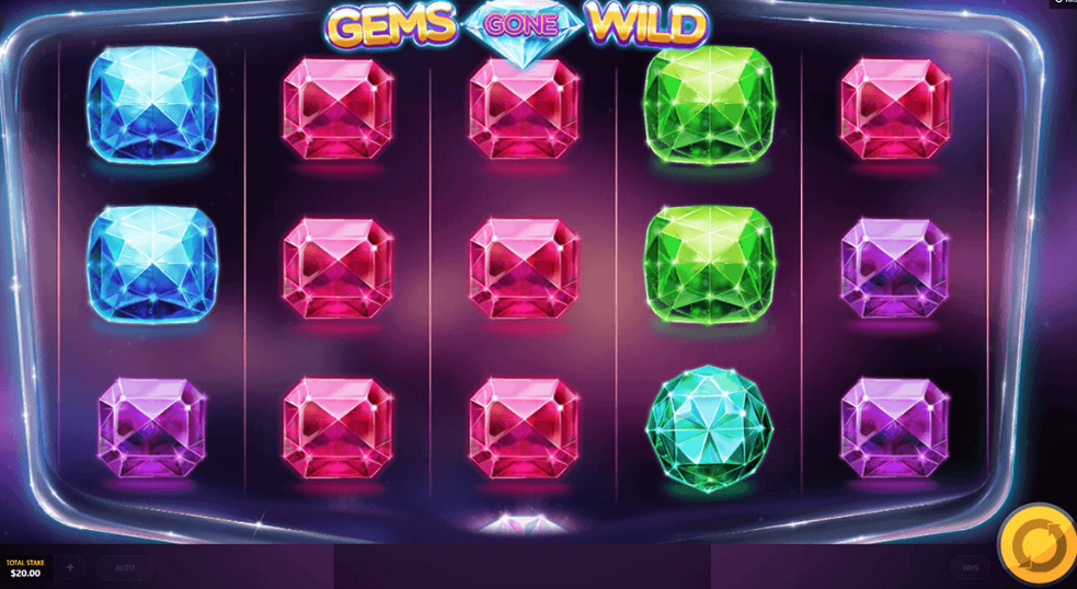 Gems Gone Wild: Power Reels