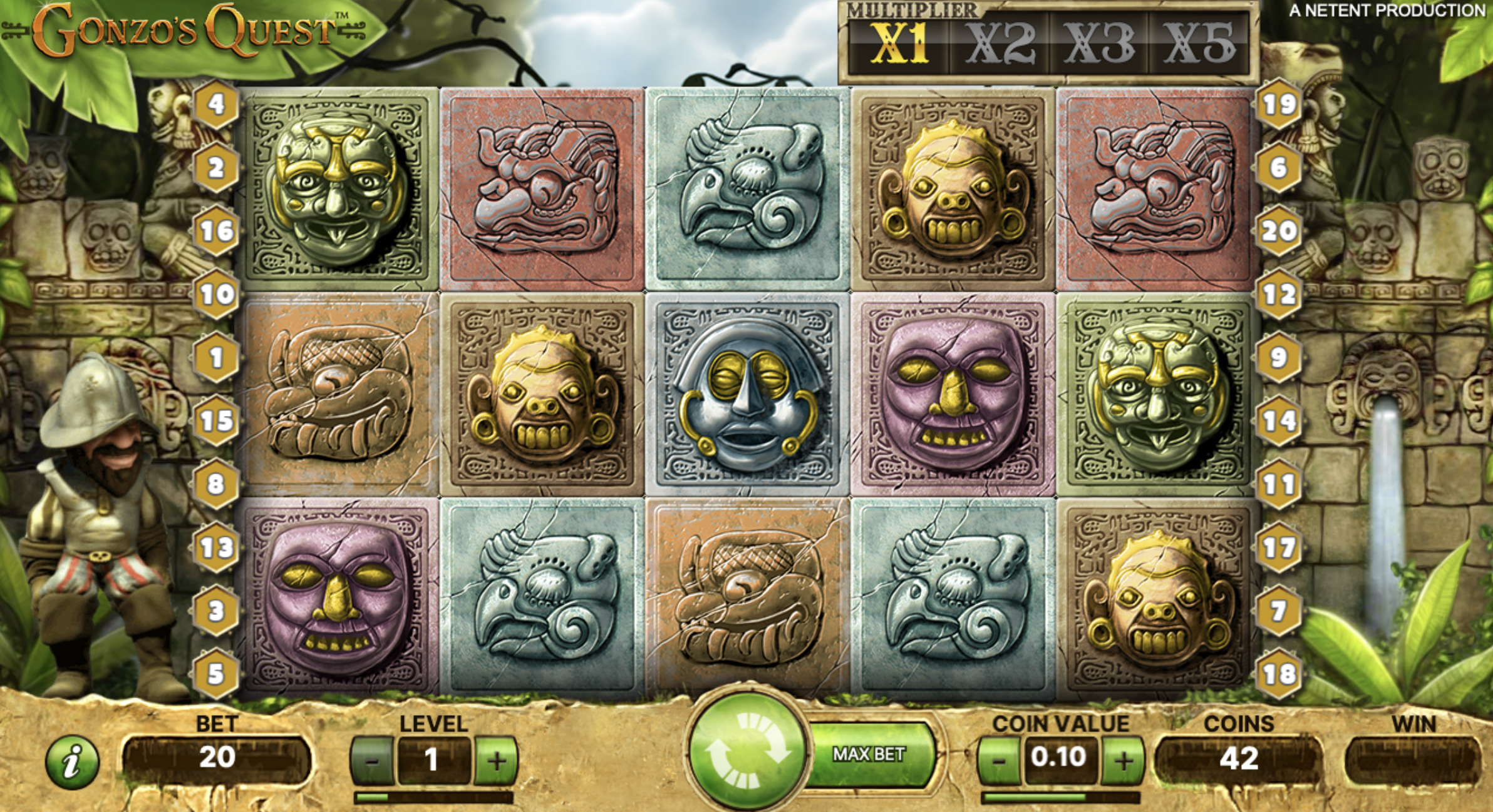 Gonzos Quest NetEnt slot