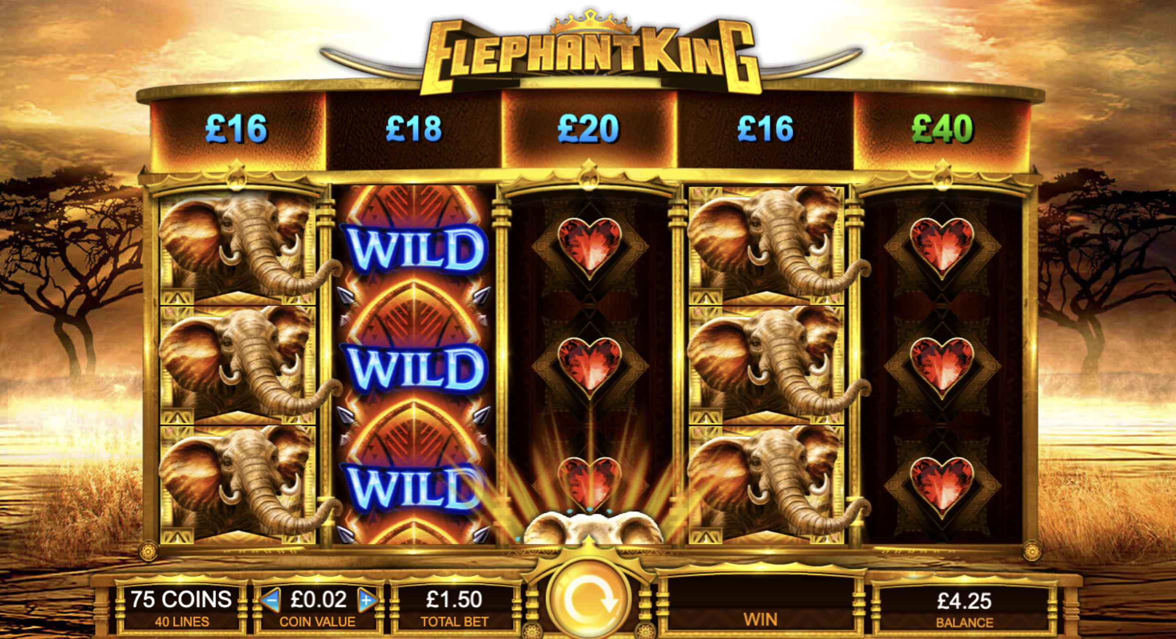 Elephant King online slot IGT