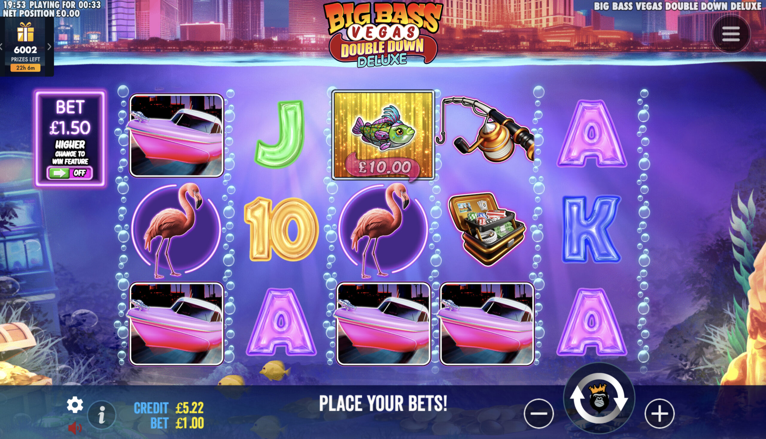 Big Bass Vegas Double Down Deluxe Slot Pragmatic Play Reel Kingdom