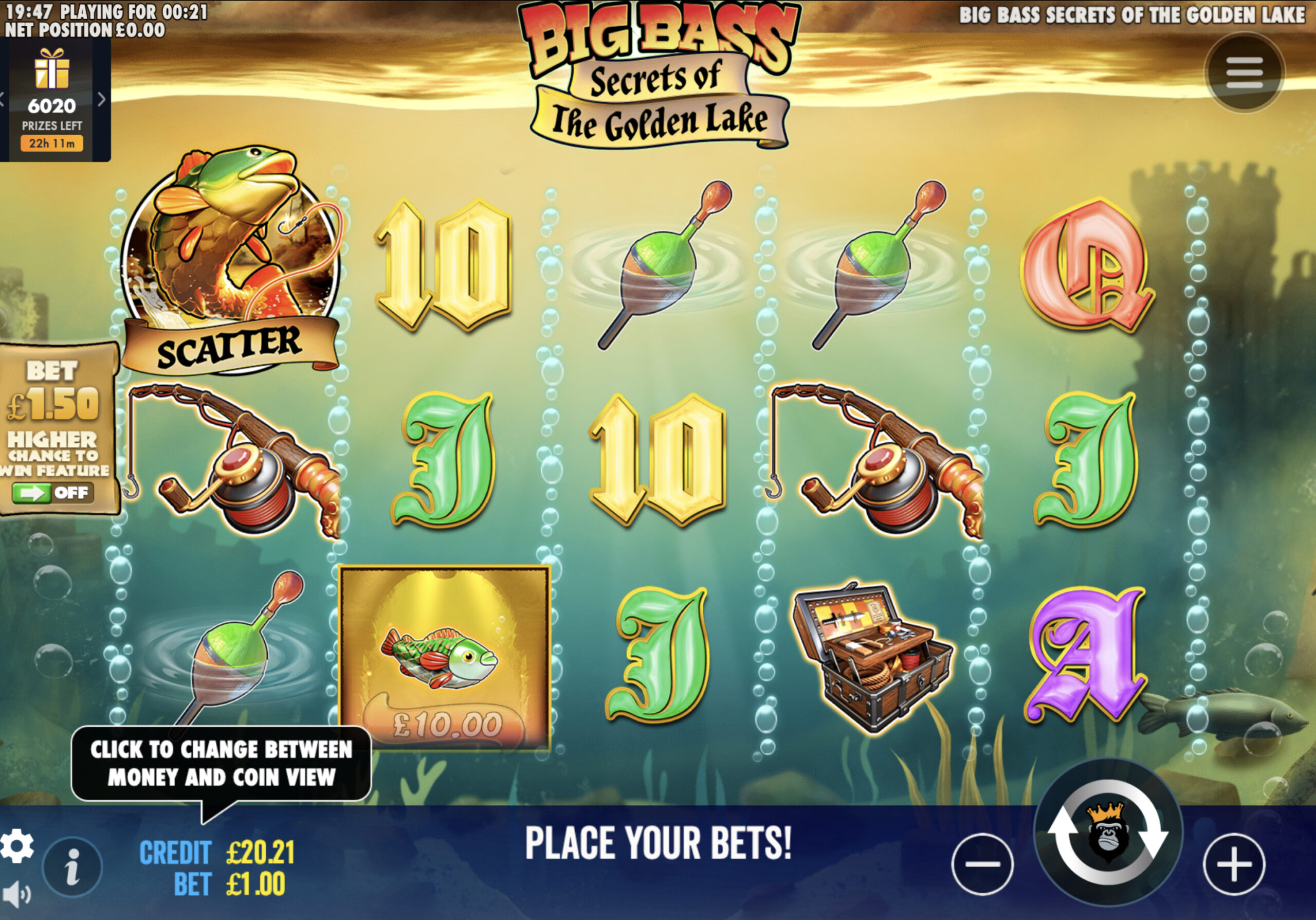 Big Bass Secrets of the Golden Lake slot