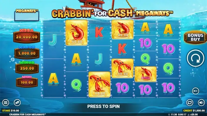 Crabbin' for Cash Megaways