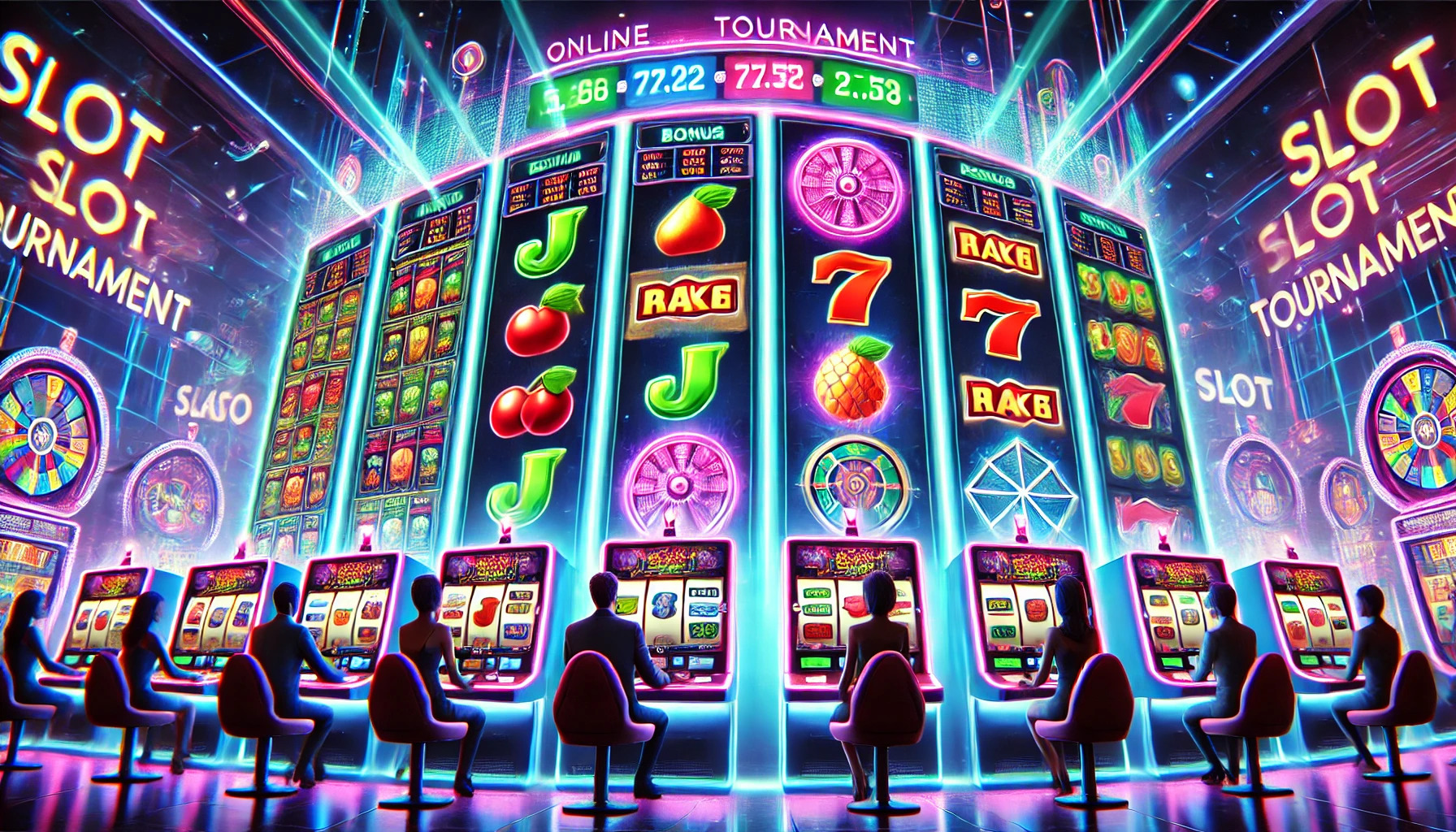 Image of a slot game tournament