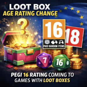 Loot Box Age Rating Raised to PEGI 16 Across Europe