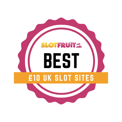 Slotfruit £10 minimum deposit best UK slot sites graphic