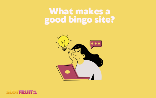 What makes bingo sites good? graphic