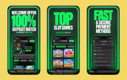 Ivy Casino mobile graphic