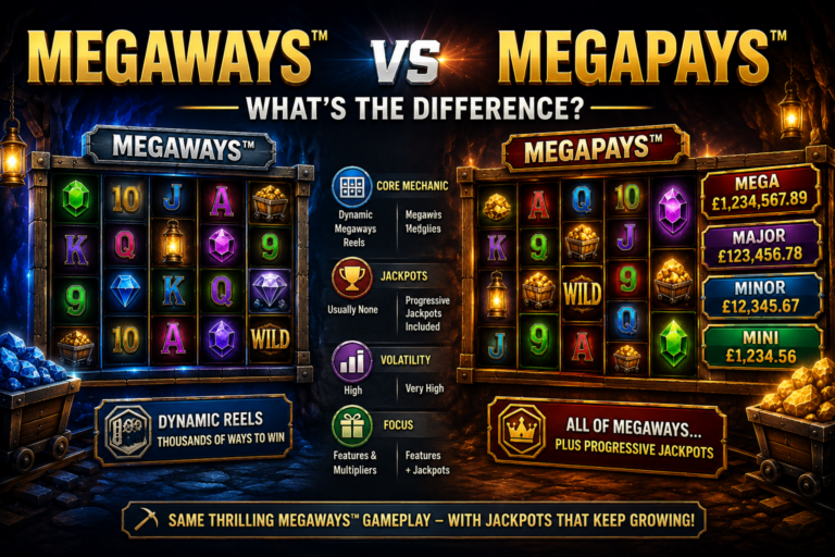 Megapays Slots: What Makes Them Different From Megaways?