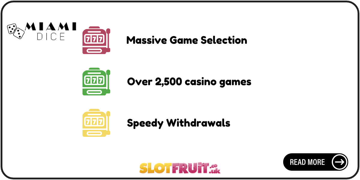 miami dice casino graphic