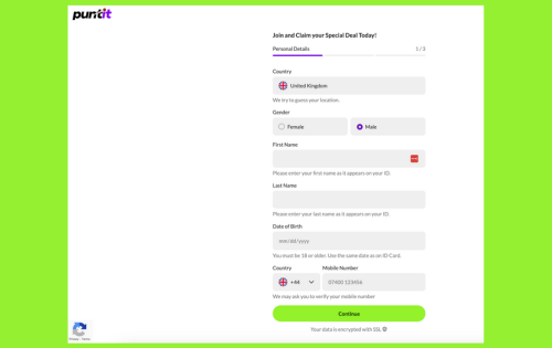 Puntit Registration