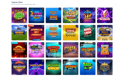Online slots at William Hill Vegas