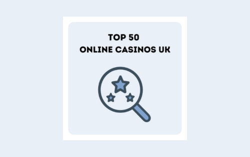 Top 50 casino sites graphic