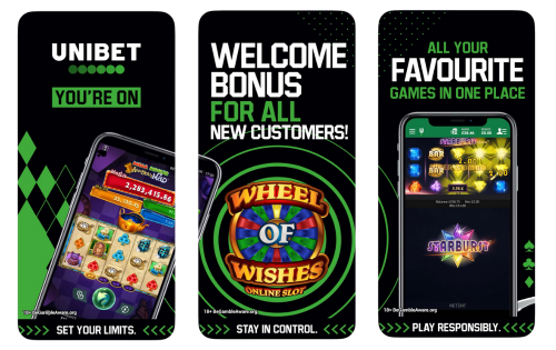 Unibet casino mobile graphic