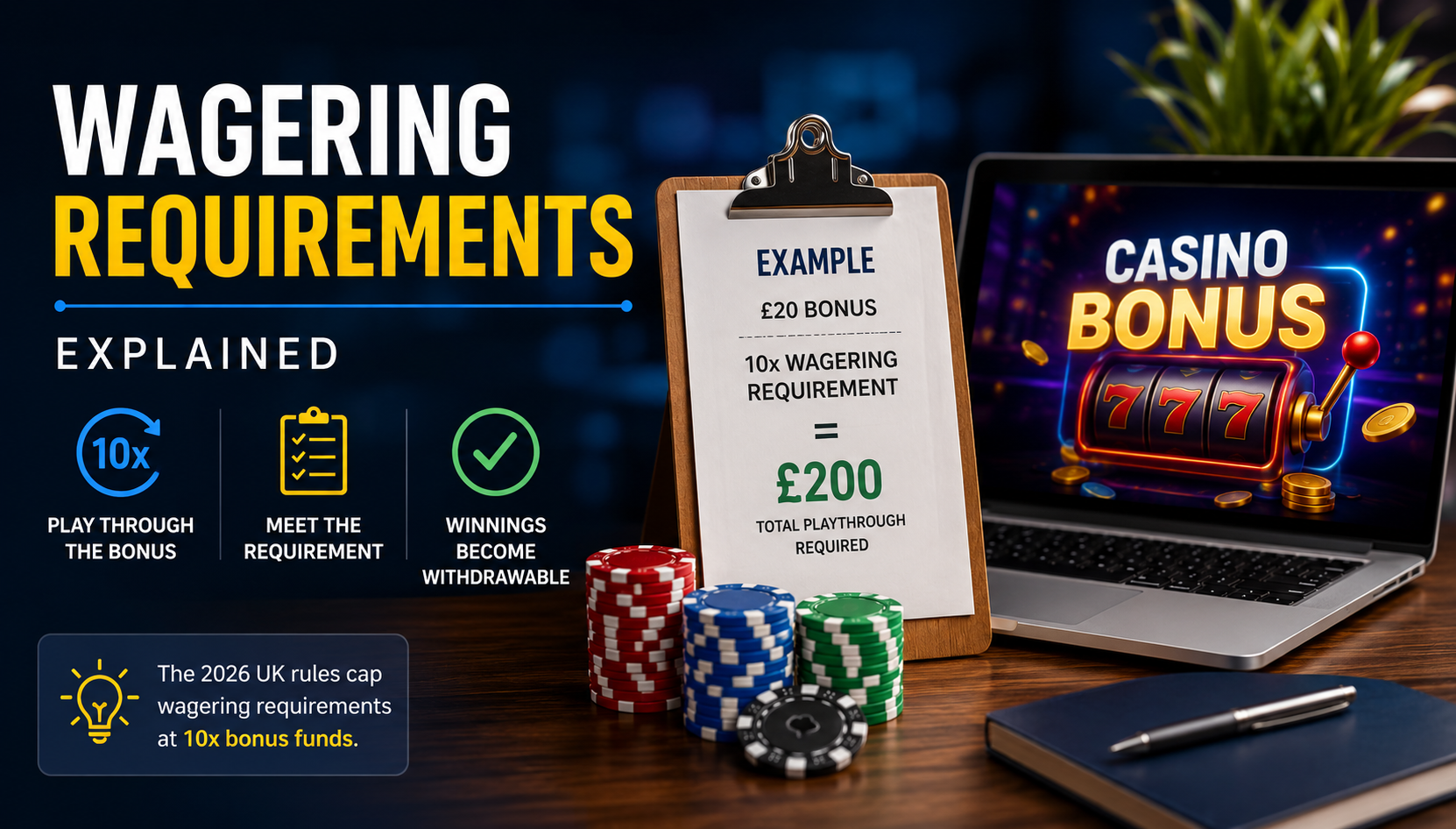 Wagering Requirements Explained: What the UK Bonus Rules Mean for Players