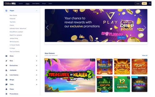 William Hill Vegas Design