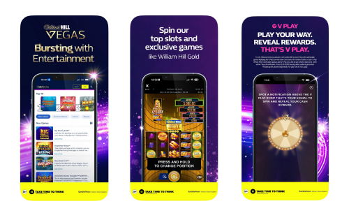 William Hill Vegas mobile app